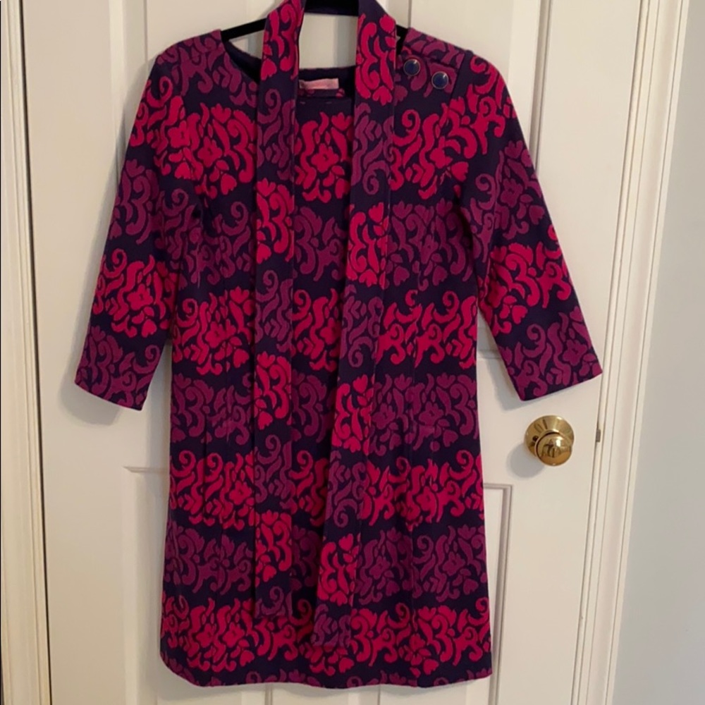 Lily Pulitzer Three Quarter Sleeve Shift Dress